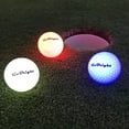 thumbnail image 2 of GoBright White LED Light Up Golf Balls - Ultra Bright Glow In the Dark Night Golf Balls (Pack of 4), 2 of 3