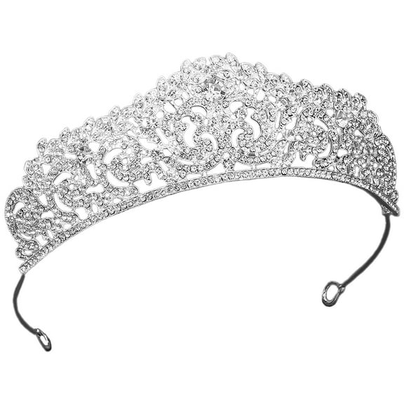 MLINS  Glitter Wedding Guest Bar Mitzvah Crown Hair Jewelry Bridal Bride Baby