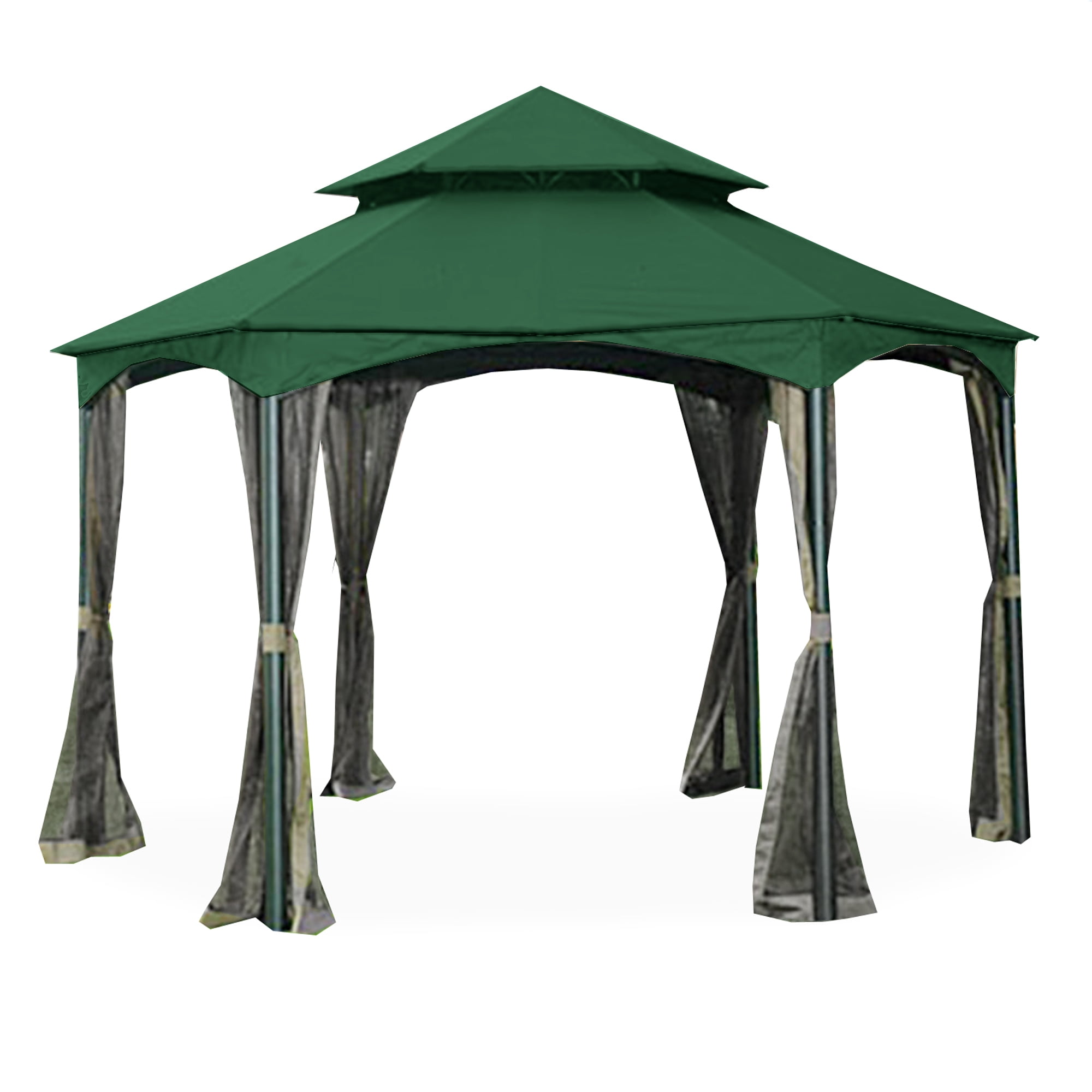 Details about   Garden Winds Replacement Canopy Top Cover for The Hexagon Solar Gazebo Beige 