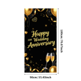 thumbnail image 6 of LUUFILx Golden Anniversary Backdrop Balloon Celebration Party 50th Decoration Photography Background Banner Supplies Celebration Milestone Event Decor, 6 of 9