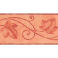 thumbnail image 1 of Wrought Iron Fence Damask Crimson Red Wallpaper Border Retro Design, Roll 15' x 5'', 1 of 3