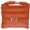 Orange, variant on Soft Leather Cross Body Bag Purse Shoulder Bag 5 Pocket Organizer Micro Handbag Travel Wallet Burgundy
