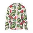 thumbnail image 1 of Balery Watermelons Sudadera ligera de manga larga con capucha y protección solar UPF 50+ para hombre y mujer, ideal para pesca y running-3X-Large, 1 of 7