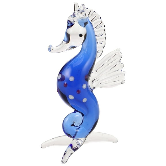 OULII Realistic Animal Figures Blue Crystal Nautical Tabletop Decoration for Ocean Enthusiasts 1PCS