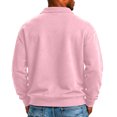 thumbnail image 5 of Men's Polo Collar Sweatshirt Long Sleeve Pullover Top with Chest Pocket Relaxed Casual Fall Sweatshirts, 5 of 6