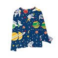 thumbnail image 5 of Odeerbi Kids Boys Girls Long Sleeve Shirt Fall Winter Base Layer Cartoon Printed Undershirt Cute Print Shirts Crewneck Tops Dressy Casual Blouses Kids Clothes Sky Blue, 5 of 5