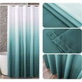 thumbnail image 6 of Teal Blue Ombre Shower Curtain Sets for Bathroom Accessories Fabric Polyester Waterproof Modern Shower Curtain Liner with 12 Hooks W72xL72, 6 of 6