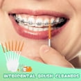 thumbnail image 2 of Palillos de hilo dental de 40 piezas en naranja con estuche de almacenamiento (naranja), 11 Feliz Sencillez, 2 of 5