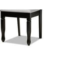 thumbnail image 3 of Baxton Studio Reneau Modern and Contemporary Grey Fabric Upholstered Espresso Brown Finished Wood 7-Piece Dining Set, 3 of 8
