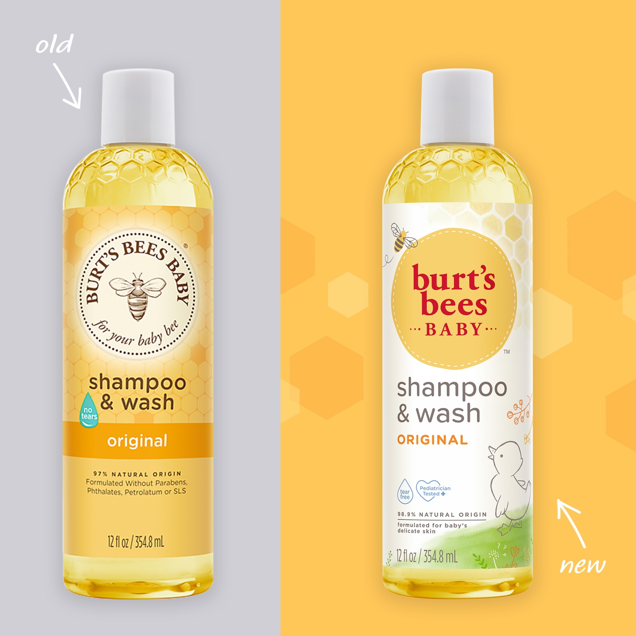 Burt's Bees Baby Shampoo & Wash, Original, 12 fl oz photo 2