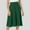Green, variant on Comfy Basic Solid Color Stretch A Line Flared Knee Length Skirt Twin Comforter Set with Bed Skirt Bohemian Skirts for Women Midi Length Ladies Skirts with Pockets Ruffled Skirt Bedspread Light Jean