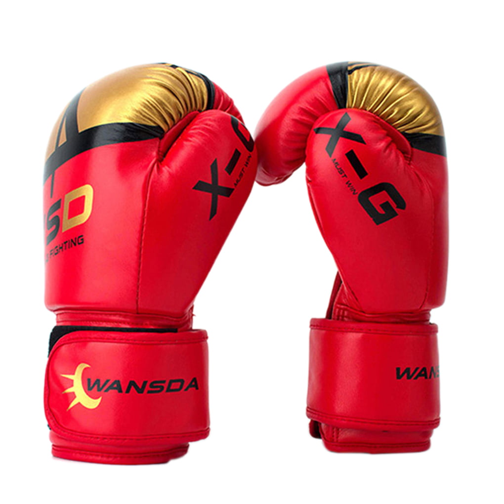 1Pair Boxing Punching Gloves MMA Mitts Focus Pad Gear For Fighting Sponge Glove 