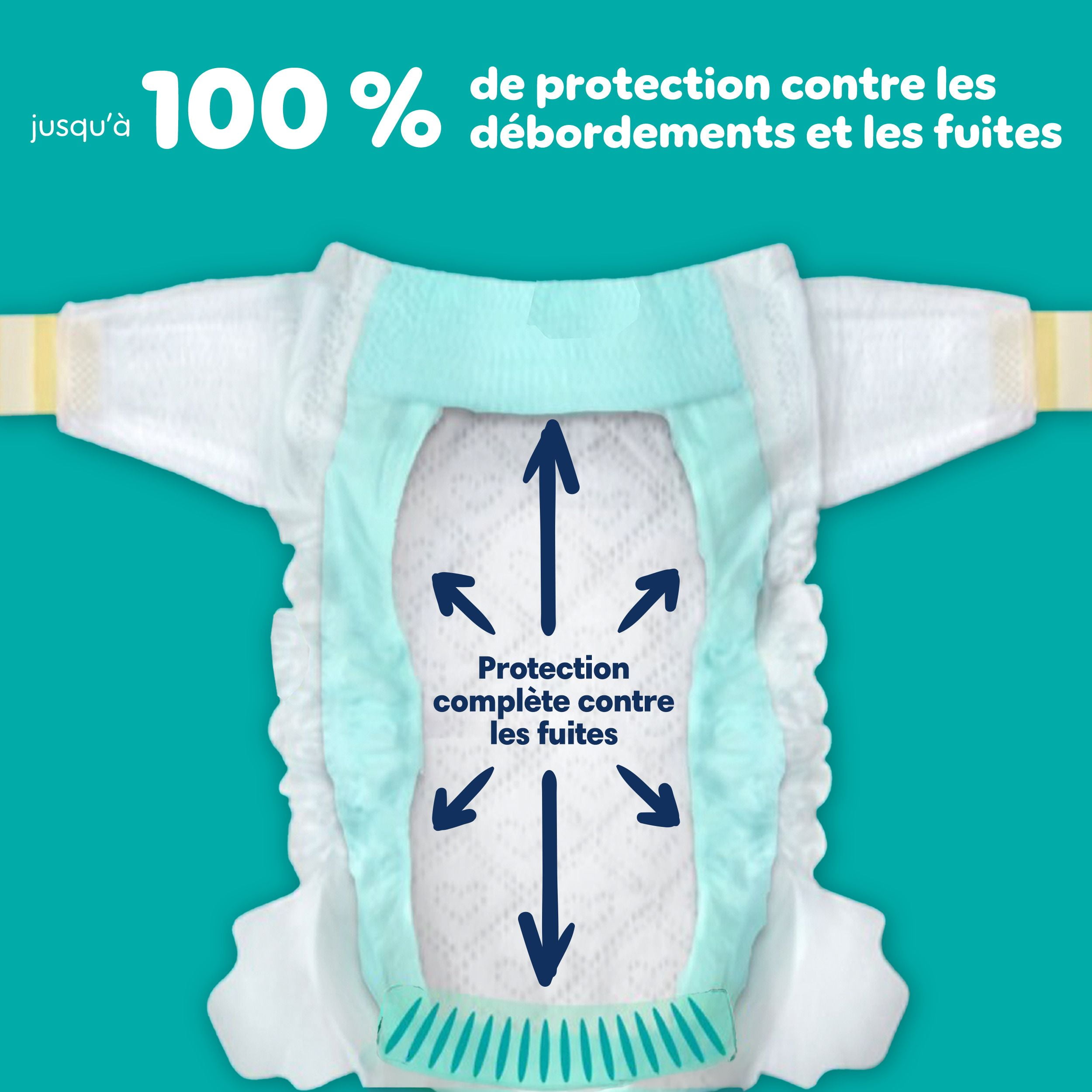 Pampers Swaddlers Diapers, Size S8 (30+ lbs), Absorbent, Keeps Baby Dry and Comfortable, Skin Safe Disposable Baby Diaper, 58 Count