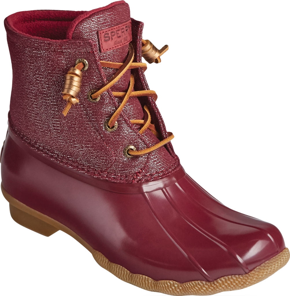 Burgundy clearance duck boots