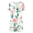 thumbnail image 6 of Viikei Summer Ladies Nightwear Clearance,Women Casual Round Neck Short Sleeve Blouse Fashion Pants Pajamas Suit Multicolor XL, 6 of 6