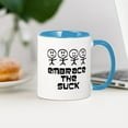 thumbnail image 3 of CafePress - Embrace The Suck Mugs - 11 oz Ceramic Mug - Novelty Coffee Tea Cup, 3 of 4