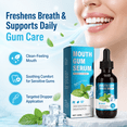 thumbnail image 3 of Gum Restore Drops, Advanced Oral Hygiene Liquid for Teeth & Gum Support, Natural Mint Breath Freshener, Alcohol-Free Mouth Drops for Daily Oral Care, Soothing Formula, 2 Fl Oz, 3 of 8