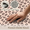 thumbnail image 6 of ODIKA Pink Cheetah Design Bold Wildlife Inspired Modern Decorative Non-Slip Flatwoven for Living Room, Under Sectional, Family, 6 of 7