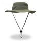 thumbnail image 1 of Color: Light Army Green Outdoor Sunscreen Big Brim Hat Sun Hat Men's Fishing Hat Summer UV Protection Fisherman's Hat, 1 of 2