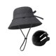 thumbnail image 3 of Sombrero de pescador informal para mochilerismo, playa, actividades al aire libre y viajes. Negro, 3 of 9