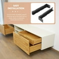 thumbnail image 5 of unbranded 2Ud Soportes De Estante Suspenso En Hierro Negro Soportes De Pared Resistentes Para Almacenaje, 5 of 5