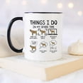 thumbnail image 4 of 11 Oz Ceramic Coffee Cup with Funny Goat Theme-The Perfect Gift for Goat Lovers, Women and Goat Mothers (Black Mango), 4 of 5