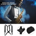 thumbnail image 3 of OULII 1Set PU Double Shoulder Type Saxophone Harness Weight Distribution Load Bearing, 3 of 7