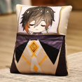 thumbnail image 2 of Zhongli Genshin Almohada De Felpa 14 Almohadas De Cojín De Juguete De Felpa Suave Figura De Juego De Muñecas De Peluche Almohada A 36cm*27cm, 2 of 4