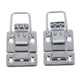 thumbnail image 4 of 2 Pcs Chrome Plated Lever Latch for Chest Box Suitcase Lock Buckle Accessories, 4 of 9