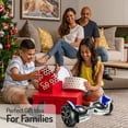 thumbnail image 5 of Emaxusa Off Road Hoverboards 8.5 inch Wheel with Bluetooth Speakers and LED Lights, All Terrain Self Balancing Scooter for Adults and Kids, UL Safety Certified (Silver), 5 of 8