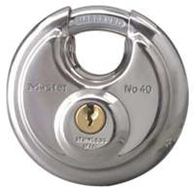 70mm Heavy Duty Stainless Steel Armor Brass Cylinder Disc Padlock Storage Safety 