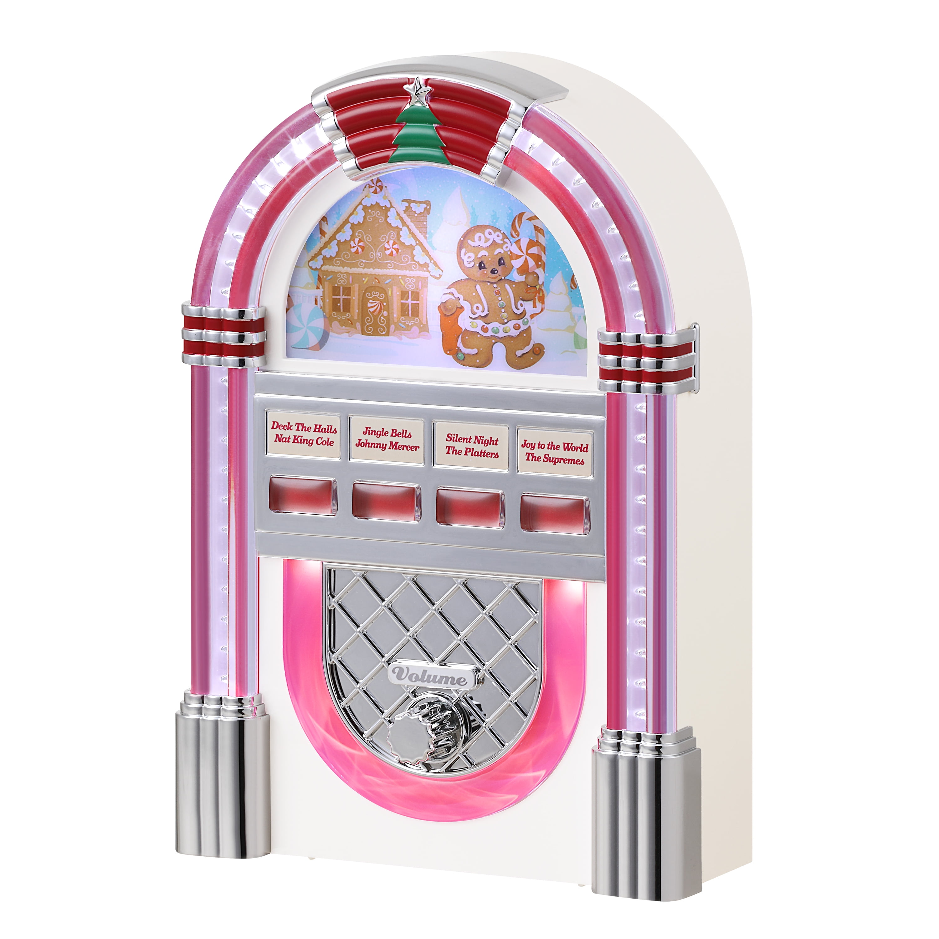 Mr. Christmas 9-inch Decorative Retro Jukebox Ivory - Walmart.ca