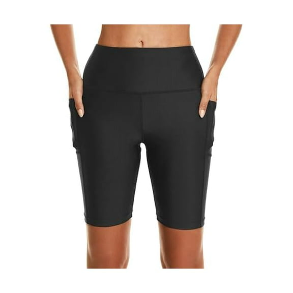 Women's 3''/5''/7''/9'' Swim Shorts UPF 50  High Waisted Board Shorts with Pockets Liner Quick Dry Swimsuit Bottom