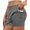 Dark Grey, variant on Running Shorts for Women High Waisted Elastic Fitness Clothing with Pockets Athletic Shorts for Women