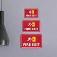 thumbnail image 4 of Classic Framed Plus Fire Exit Wall or Door Sign | Workplace Health and Safety - Large, 4 of 8