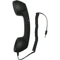 thumbnail image 5 of Auricular telefónico de 3,5 mm, receptor celular, micrófono, altavoz para teléfono móvil, teléfono inteligente (negro), 5 of 5