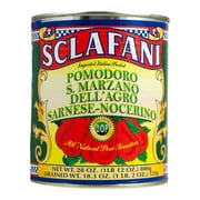 Sclafani San Marzano Tomatoes, DOP, 28 oz 4 PACK