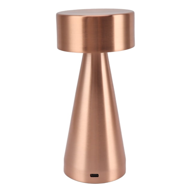 Lámpara De Mesa LED De Metal Portátil Con Sensor Táctil, Lámpara De Noche Regulable Continua, Batería Recargable, Luz Nocturna Para Guardería Infantil