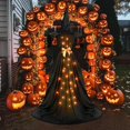 thumbnail image 2 of BNNG Halloween Decorations Outdoor, Spooky Lighted Witch Halloween Decor with Light Strings, Scary Standing Witch Decor for Halloween Festive Outside Yard Lawn Garden Front Porch (6FT tall), 2 of 9
