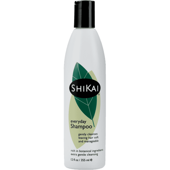 ShiKai Everyday Gentle Shampoo (12 oz) | Aloe Vera, Plant-Based Low Detergent Formula | Daily Moisturizing Shampoo for Soft, Healthy Hair