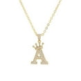 thumbnail image 1 of Jumpingount Collar con letras para mujer, colgante de alfabeto, accesorio de moda, colgantes de joyería A Type3 NO3, 1 of 6