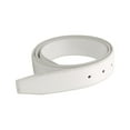 thumbnail image 4 of Segolike Vintage Style Mens Belt, DIY Without Buckle Solid Color Waistband 33mm Width 120cm Waist Belt Dress Casual Adults Replacement White, 4 of 7