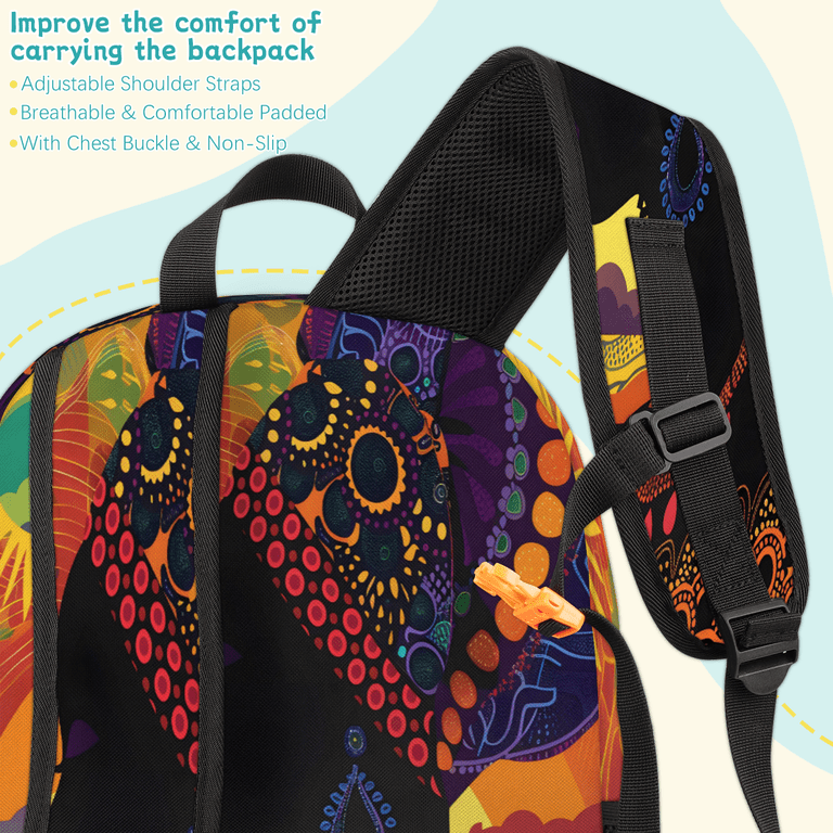 Herdesigns African American Women Laptop Backpack for Women 