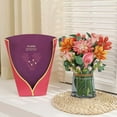 thumbnail image 5 of Paper Flower Bouquet 3D Popup Greeting Cards with Note Card & Envelope, Birthday Card, Anniversary Card, Get Well Gifts for Women, 12" Dahlia, 5 of 7