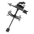thumbnail image 2 of kurtrusly Set of 3 Modern Hexagon Iron Wall Shelf bedroom living room office Display Floating Shelf Black, 2 of 9