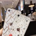thumbnail image 2 of Crystal TPU Case for iPhone XR, Cute Lovely Clear Heart Pattern Phone Cover Soft Slim TPU Fit Protective Glitter Case for iPhone XR - Heart, 2 of 14
