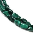 thumbnail image 4 of Natural Malachite Beads Strands Tumbled Stone 8~12x7~10x5.5~8mm Hole: 0.5mm about 43pcs/strand 15.55 inch(39.5cm), 4 of 5