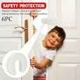 thumbnail image 1 of 6X Anti Pinch Door Card Doorstop For Window Stopper Doors 6PC Chil Window Clamp Tools & Home Improvement White, 1 of 8