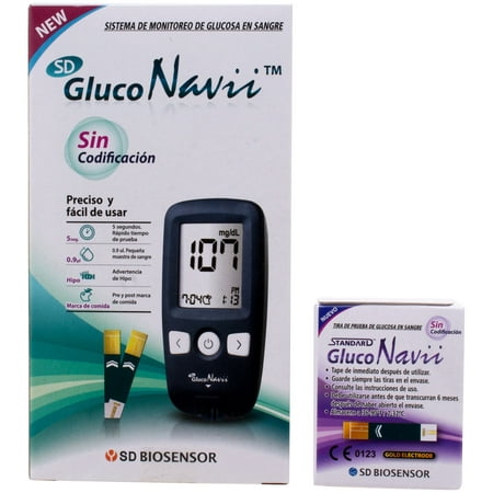 Gluco Navii Glucose Meter with Box of 50 test