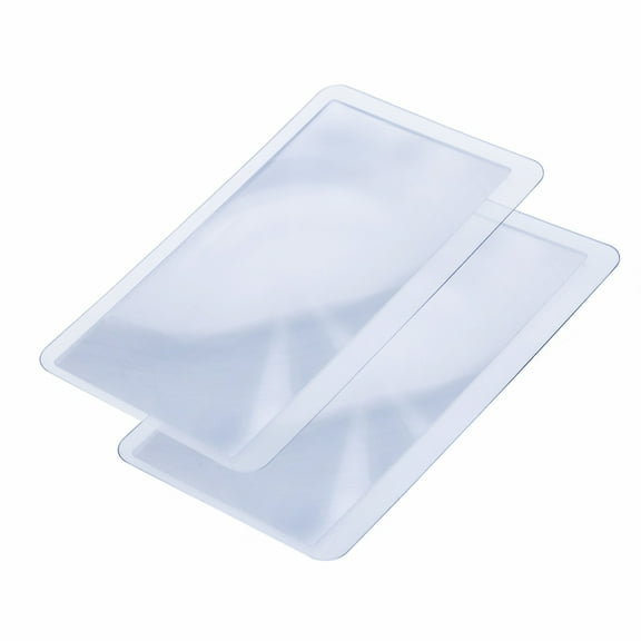 Lot 2 Magnifying Credit Card Pocket Wallet Magnifier